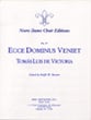 Ecce Dominus Veniet SATTB choral sheet music cover
